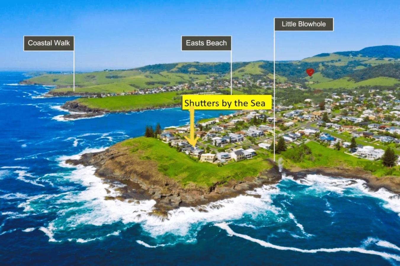 Shutters By The Sea Kiama-Sea Views-Waterfront-Private On Coastal Walk קיאמה מראה חיצוני תמונה
